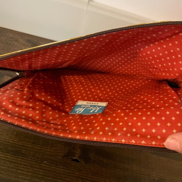 Fossil Key Per giraffe print large zip pouch - Picture 4 of 6